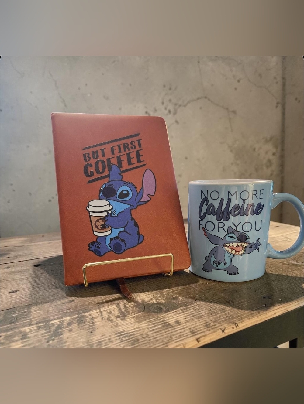 Stitch Mug & Stich Coffee Themed Journal